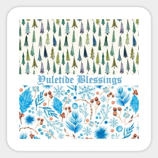 Yuletide Blessings December Sticker